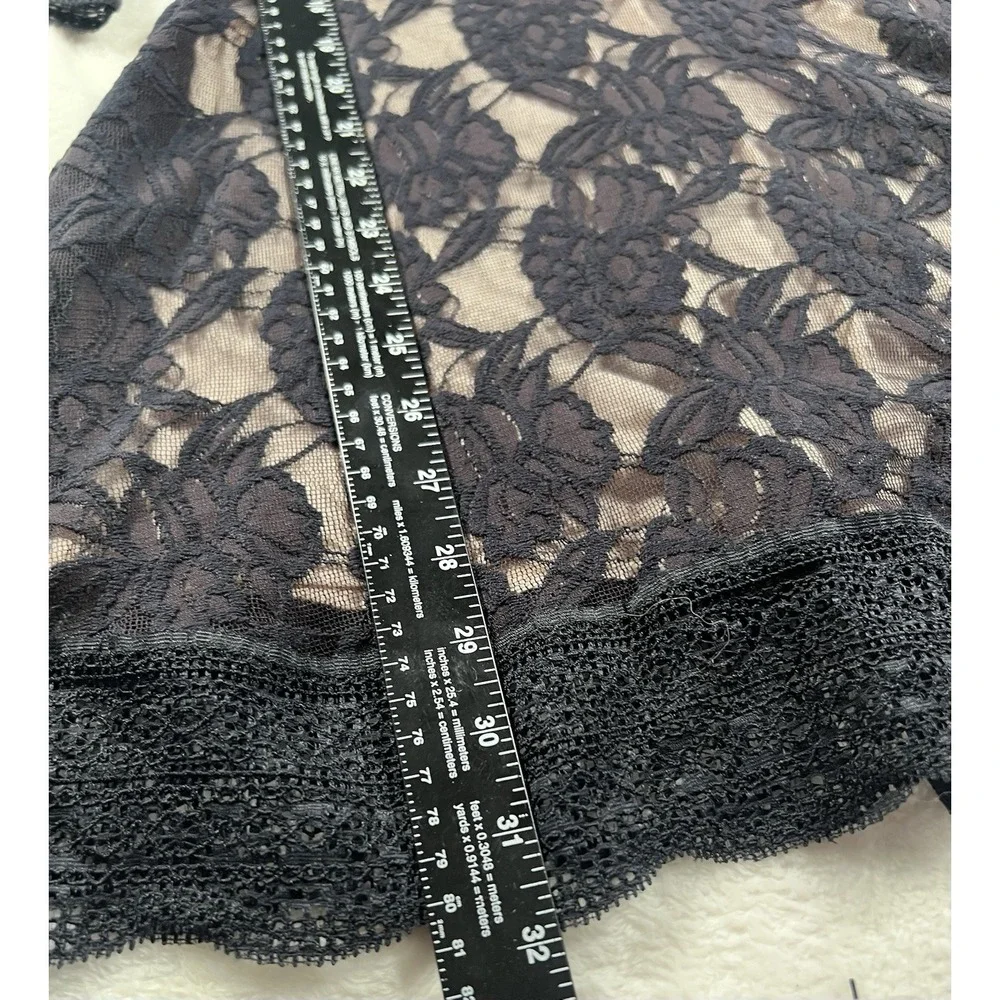 Free People‎ Lacey Affair Lace Cutout Mini Dress in Black Size XS RETAIL $168